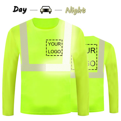 Class 2 Hi-Vis Long-sleeve Tee