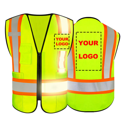 Class 2 Hi-Vis Velcro Safety Vest