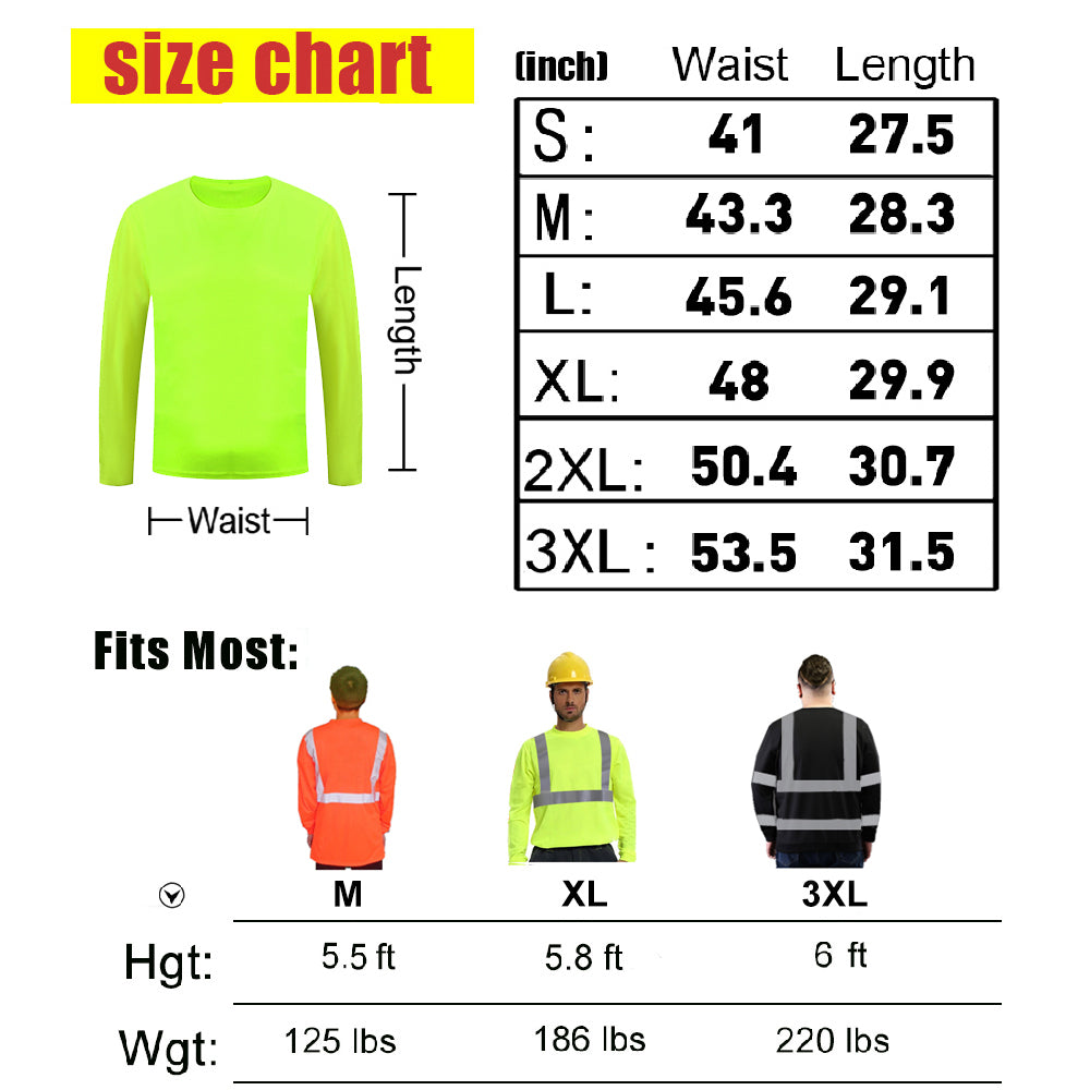 Class 2 Hi-Vis Long-sleeve Tee